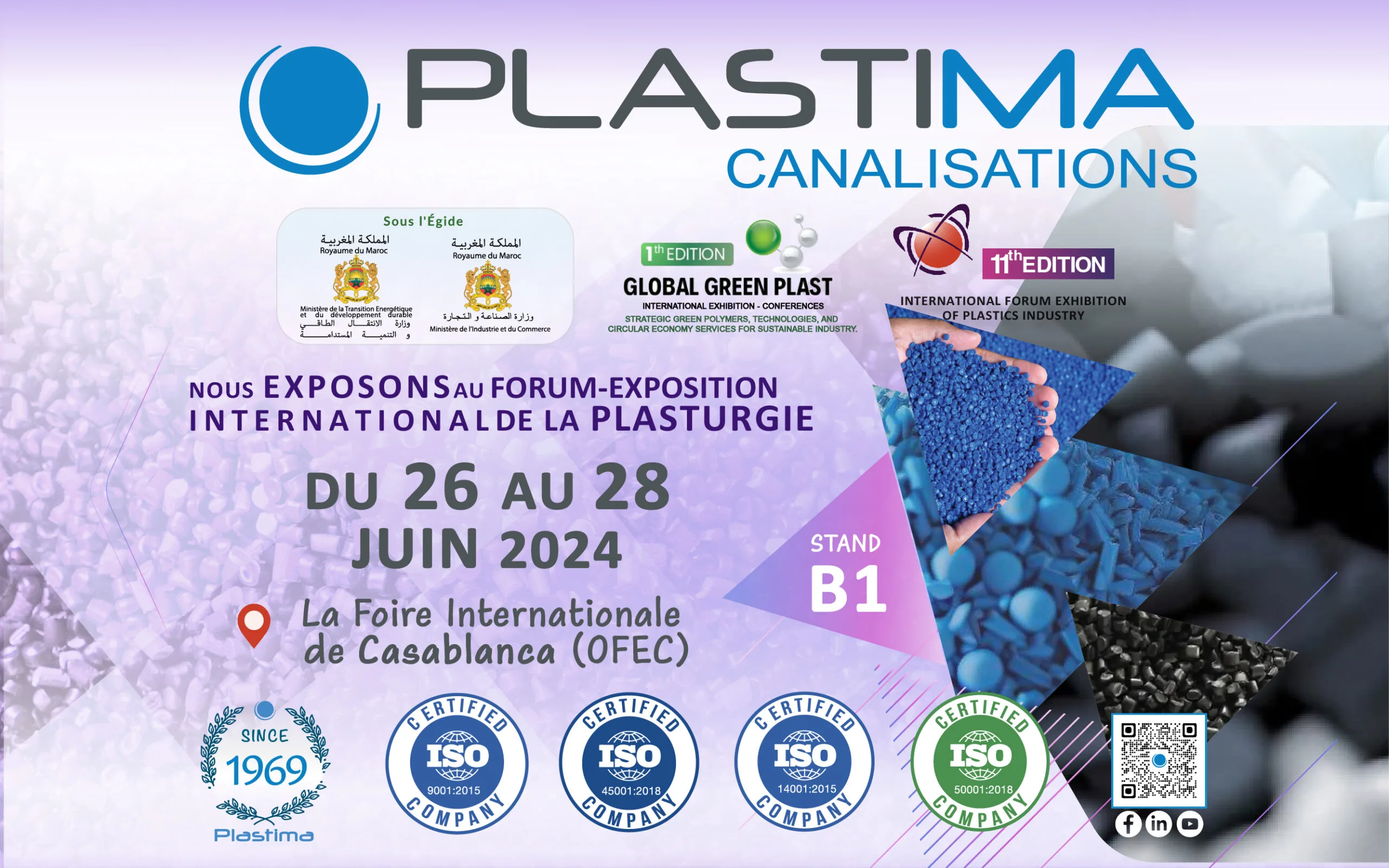 NOUS EXPOSONS AU FORUM-EXPOSITION INTERNATIONAL DE LA PLASTURGIE
